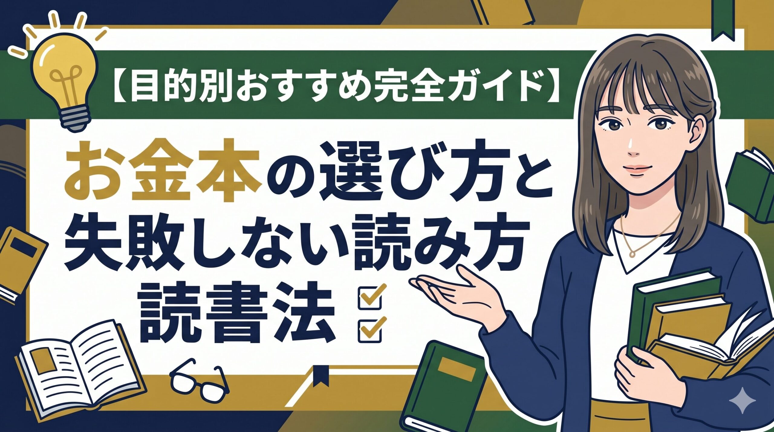 お金本の選び方と失敗しない読み方【目的別おすすめ完全ガイド】