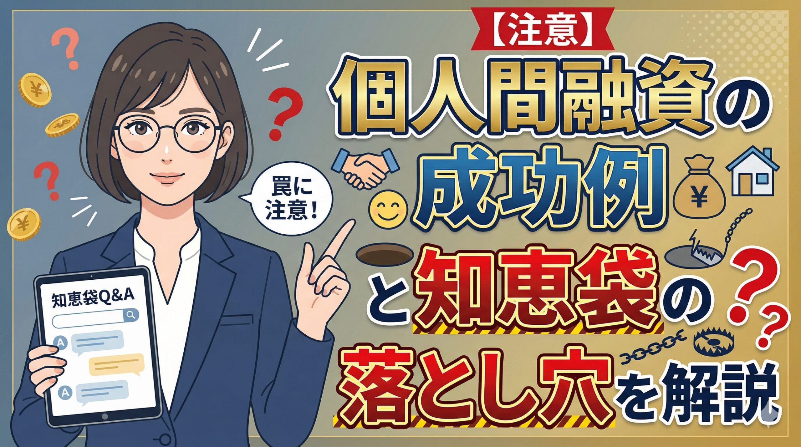 【注意】個人間融資の成功例と知恵袋の落とし穴を解説