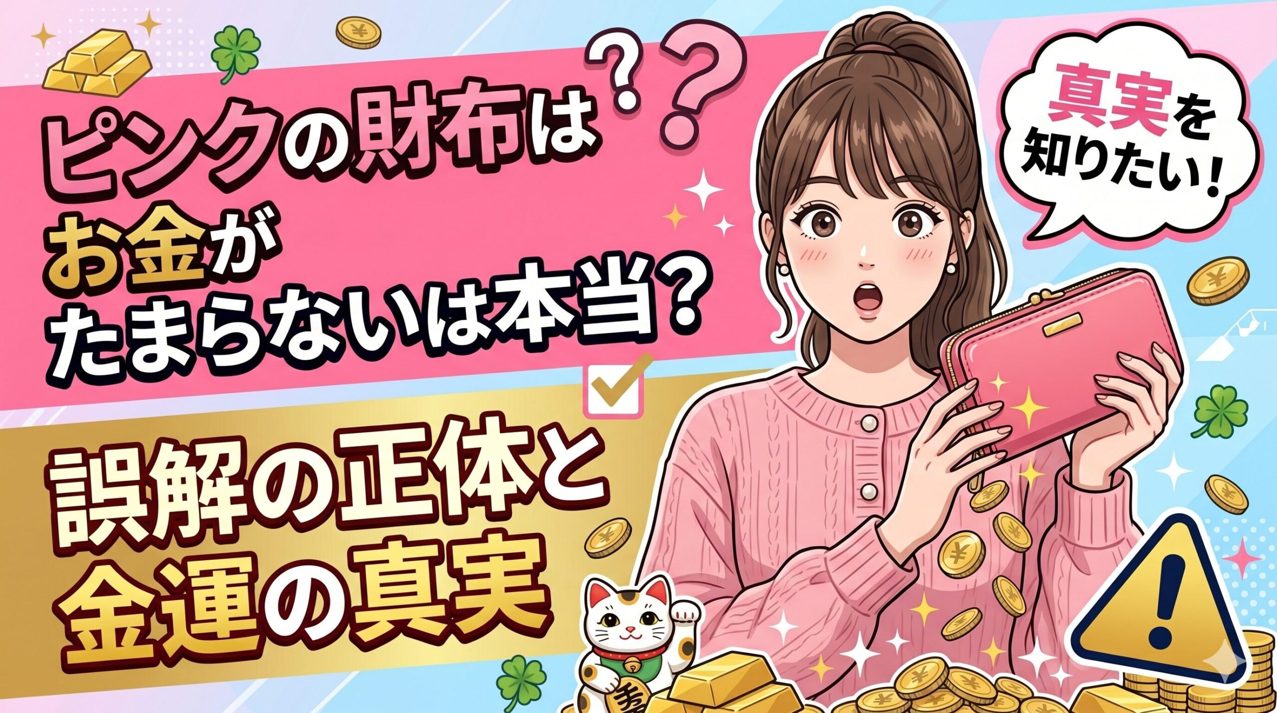 ピンクの財布はお金がたまらないは本当？誤解の正体と金運の真実