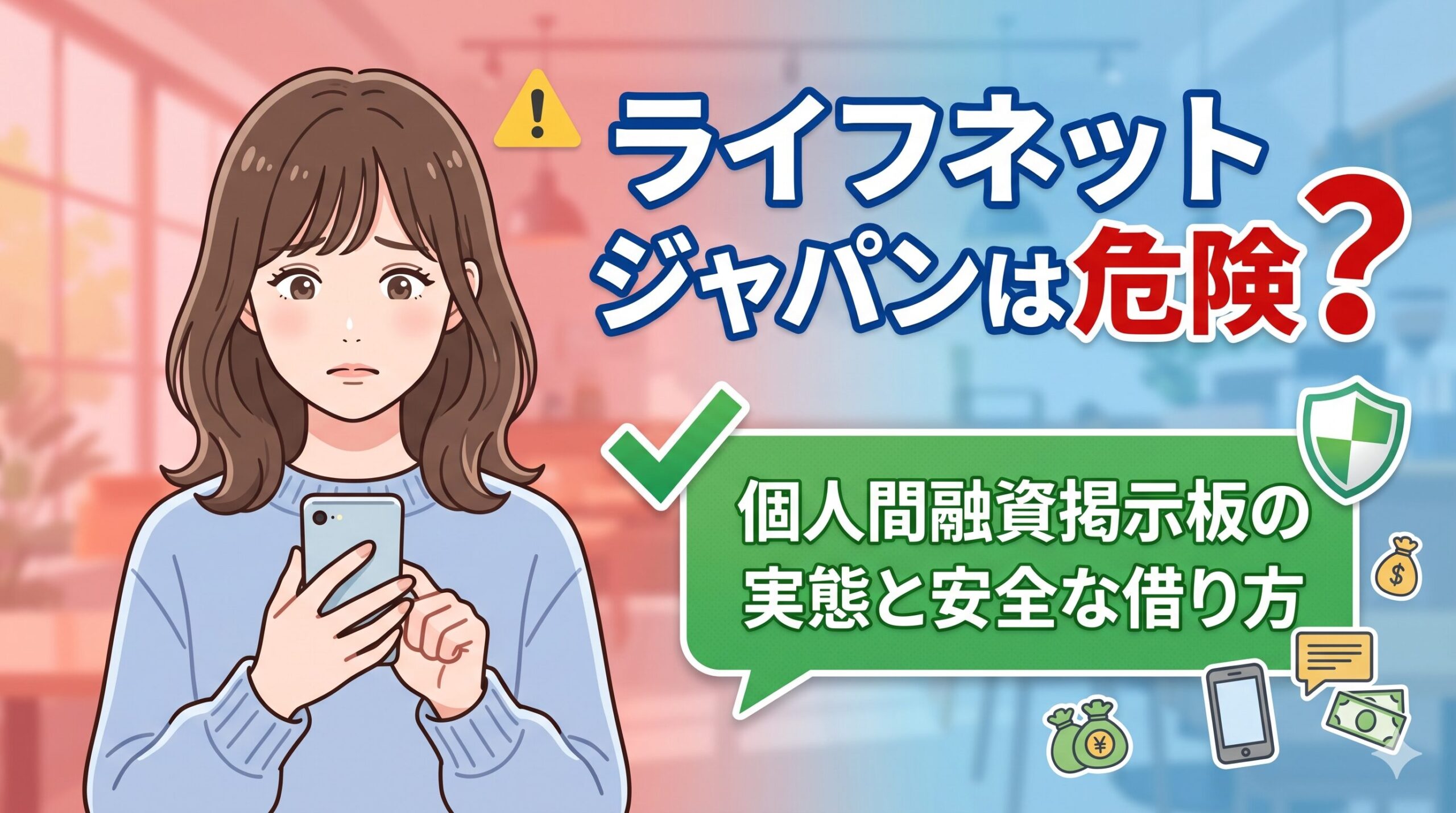 ライフネットジャパンは危険？個人間融資掲示板の実態と安全な借り方